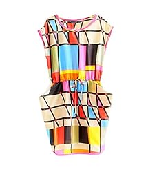 Sexy General Print Summer Polyester Mini Dress 