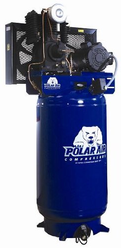 แนะนำคอมเพรสเซอร์ราคาถูก :5 HP 2 Stage Single Phase 80 Gallon Air Compressor