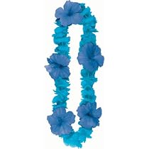 Blue Hibiscus Lei