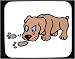 Decorated Mouse Pad with dog, footprint, barnyard, animal, farm, scent, sniffing