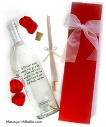 Message in a Bottle &reg; 100% Genuine Manufacturer Direct Personalized Gift - FREE Gift Box Included