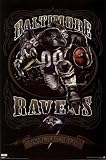 (22x34) Baltimore Ravens (Mascot, Grinding It Out Since 1996) Sports Poster Print