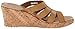 crocs Women's 200414 A-Leigh Leather Slide Sandal, Cocoa/Gold, 10 M US