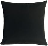 Pillow Decor - Sunbrella Black Decorative Outdoor Throw Pillow