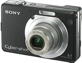 Sony Cyber-shot DSC-W100 - Digital camera - 8.1 Mpix - optical zoom: 3 x - supported memory: MS Duo, MS PRO Duo - black