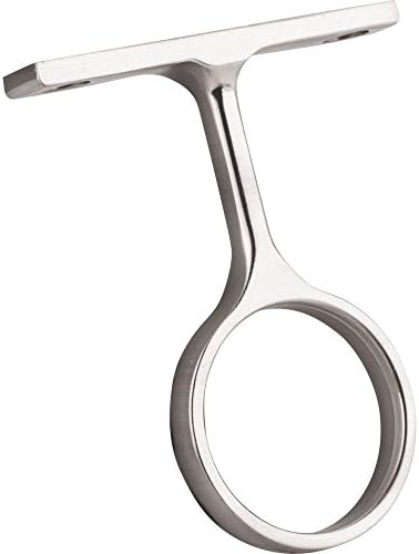 Box of 10 (Ten) - Middle Mounting Bracket for 1-5/16" Round Closet Rod - Satin Nickel
