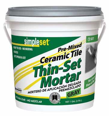 Premixed Thinset Mortar