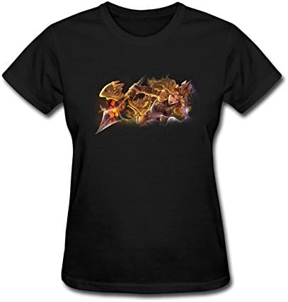 QPWDG Womens Greek Goddess Athena Anime Customized 100% Cotton O-Neck Short Sleeve T Shirts Black S