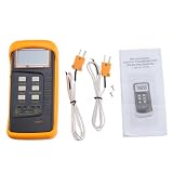 Dual Two Channel 2 K-Type Digital Thermometer Thermocouple Sensor 1300°C/2372°F