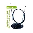 Indoor TV Aerial Digital Amplified Freeview  DVB-T, UHF TV, VHF TV, FM, DAB, HDTV