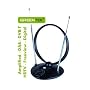 Indoor TV Aerial Digital Amplified Freeview  DVB-T, UHF TV, VHF TV, FM, DAB, HDTV