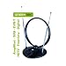Indoor TV Aerial Digital Amplified Freeview DVB-T, UHF TV, VHF TV, FM, DAB, HDTV