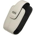 BlackBerry (RIM) Blackberry 8800 Lambskin Leather Tote BELT CLIP, Pearl White
