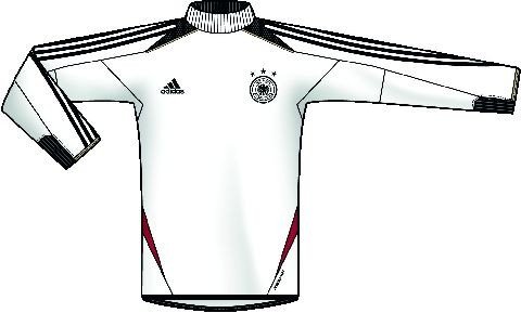 adidas DFB Training Top EM 2012 54 white/black
