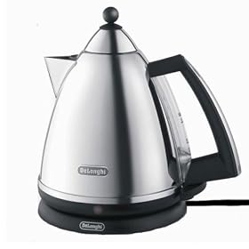 De'Longhi Argento KBX3016.C Jug Kettle, 3kW, Polished Steel