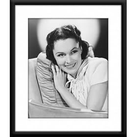 Maureen O'Sullivan Framed And Matted 8x10 B&W Photo