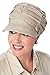 Pleated Newsboy Hat - Cancer Hats, Chemotherapy Hat, Hats for Cancer Patients