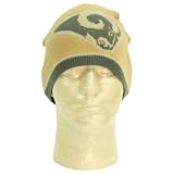 St. Louis Rams Digital Logo 2-Tone Winter Knit Beanie - Gold / Navy
