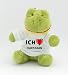 Produkt-Bild: Pl&uuml;sch Frosch Schl&uuml;sselhalter mit T-shirt mit Aufschrift Ich liebe Hartmann