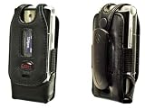 PREMIUM ELITE LAMBSKIN LEATHER CASE (With 2 Interchangable Optional Belt Clips) for MOTOROLA W385 - Retail Packaging
