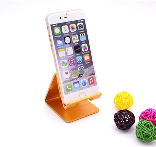 EtryBest(TM) Durable Aluminum Universal CellPhone Desk Stand Holder for iPhone 6 3G 3GS 4 4S 5 5C 5S / iPad 2, iPad 3, iPad 4, iPad Mini,iPad Air,iPod Touch / Samsung Galaxy S3 S4 S5 S6 Note 3, 4, 8.0 10.1 / HTC Blackberry etc Smart Phones and Most 7" Tablets (Gold)
