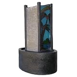 Review Dorel  / Dorel 00RDLX62214 Palm Tree Fountain with Glass and Light