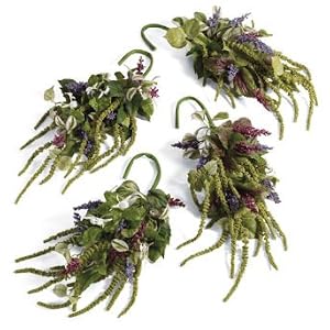 Set of Four Spring Lilac Chair Swags - Grandin Road