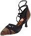 Capezio Women's Capezio Dancesport Brianna Shoe,Animal Lurex,10 M US