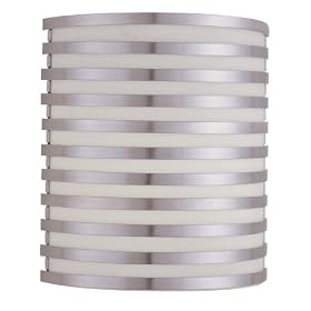 American Fluorescent BBS213SAEC Bilbao Wall Sconce, Smooth Satin Aluminum Finish by American Fluorescent