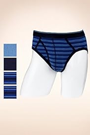 4 Pack Cool Fresh Cotton Rich Stretch Assorted Briefs with Stay New