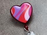 Wavy Heart ID Badge Holder
