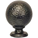 Melina Collection Honeycom Finial - Dark Walnut Gold 2"