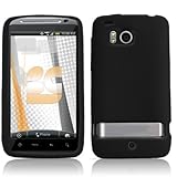 Black Gel Skin Case for HTC ThunderBolt