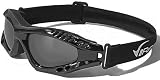 Virage Masque et Lunettes de Soleil - Multisports - Vtt - Moto - Voile - Conduite - Motard / Mod. Storm Noir / Taille Unique Adulte / Protection 100% UV400