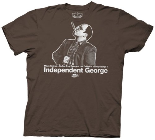 Seinfeld Classic TV Show Sitcom INDEPENDENT GEORGE Adult Brown T-shirt
