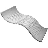 Sleep Better Peaceful Dreams Conventional 5-Zone Foam Mattress Topper, Twin