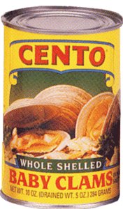 Cento Whole Shelled Baby Clams 10 oz (284 g) by Cento Fine Foods