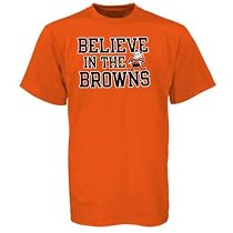 Reebok Cleveland Browns Orange Believe in the Browns T-shirt