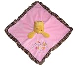 Disney Baby Pooh Rattle Pink Brown Polka Dot Lovey