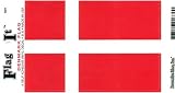 Denmark Heavy Duty Vinyl Bumper Sticker (3 x 5 Inches)