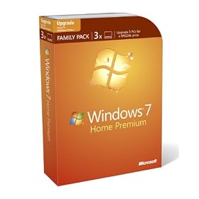 Windows Home Premium 7 English Version Upgrade DVD Family Pack