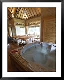 Spa, Pearl Beach Resort, Bora-Bora, Leeward Group, Society Islands, French Polynesia Framed Art Poster Print by Sergio Pitamitz, 31x39