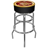 Trademark Budweiser A & Eagle Padded Bar Stool, Maroon