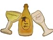 Wine Bottle Cookies 3 Cookies