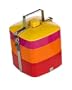Vivo Square Bento Box, Red/Orange/Pink/Yellow
