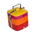 Vivo Square Bento Box, Red/Orange/Pink/Yellow