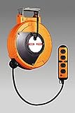 エスコ AC125V/15Ax10m自動巻リール付コンセント EA815SS-3A