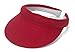 TOP HEADWEAR Sports Cotton Twill Clip-On Visor - Red