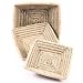 Set of 3 Kaisa Square Shallow Baskets