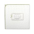 SwaddleDesigns Ultimate Receiving Blanket - Polka Dots - Sage